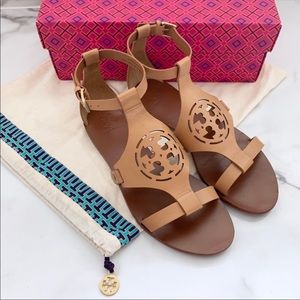 Tory Burch Logo Zoey Sandals